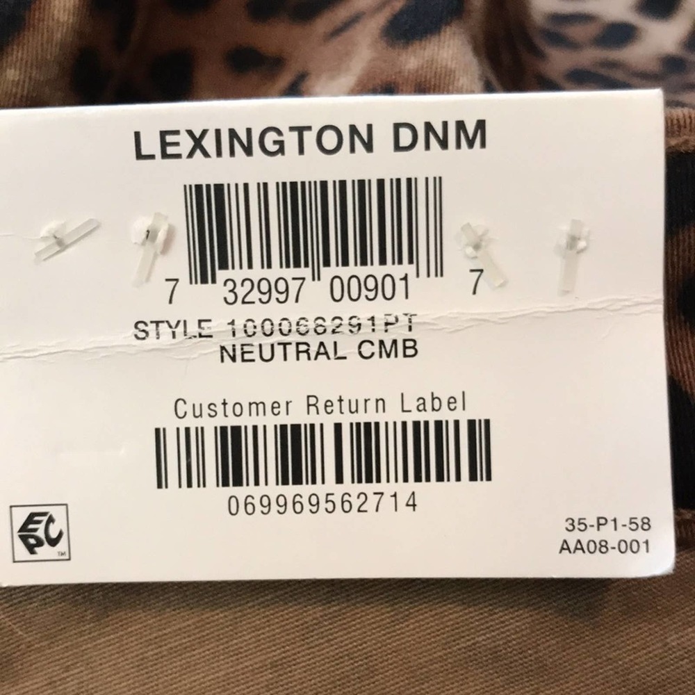 Charter Club Lexington of straight pants, neutral cmb, leopard print siz… - Picture 3 of 11